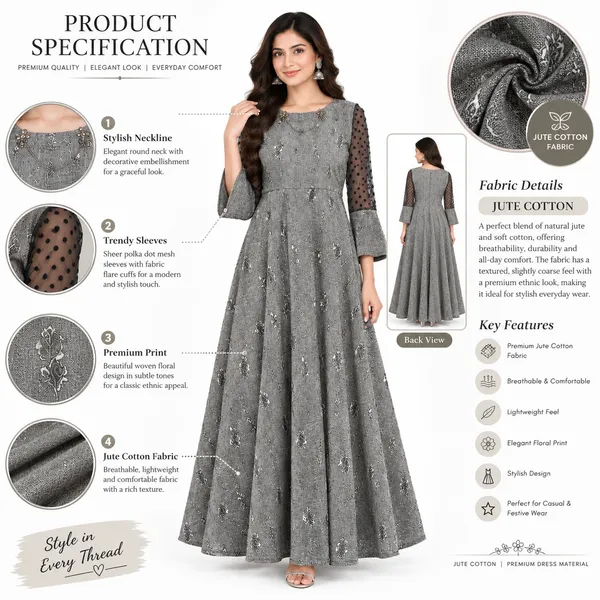 Long_Party_Gown_1_Piece_Jute_Cotton_With_Zari_Work