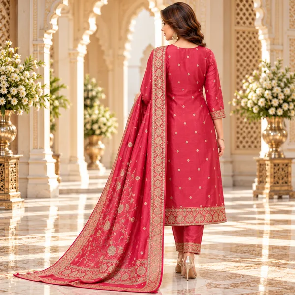 Traditional_Long_Suit_3_Piece_Vichitra_Silk_With_Thread_Work