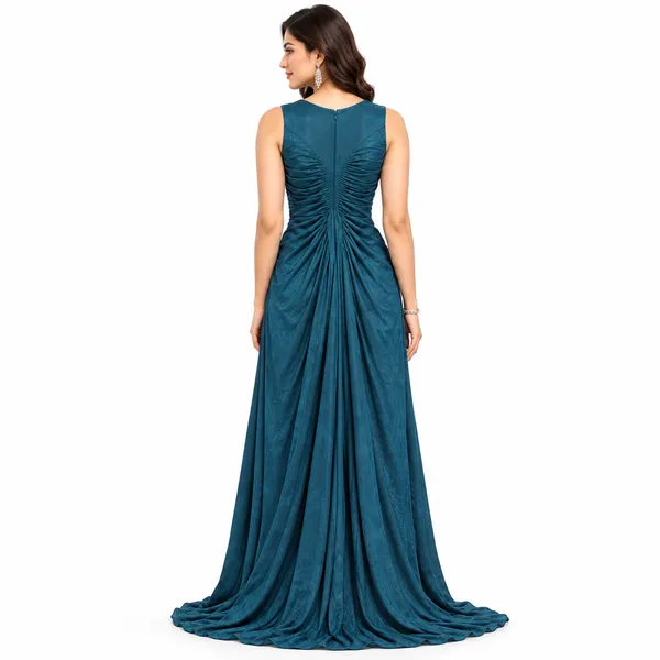 Long_Party_Gown_1_Piece_Synthetic_Silk_With_Stone_Work