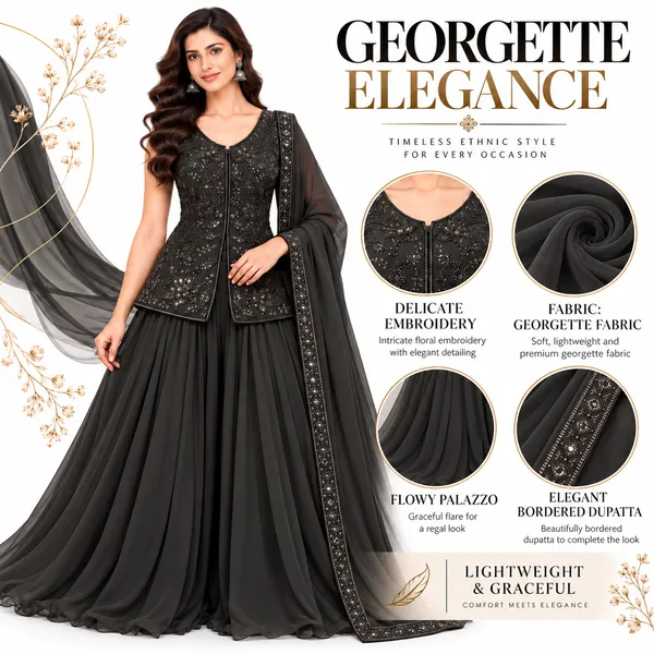 Indo_Dress_3_Piece_Georgette_With_Stone_Work