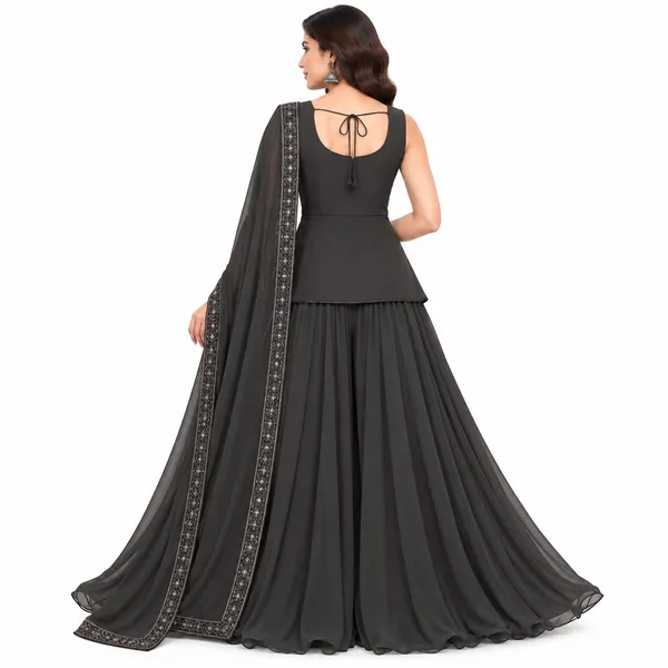 Indo_Dress_3_Piece_Georgette_With_Stone_Work