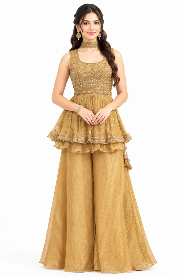 Indo_Dress_3_Piece_Salsa_Silk_With_Stone_Work