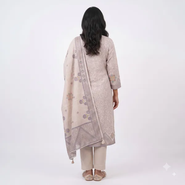 Casual_Suit_3_Piece_South_Cotton_With_Printed_Work