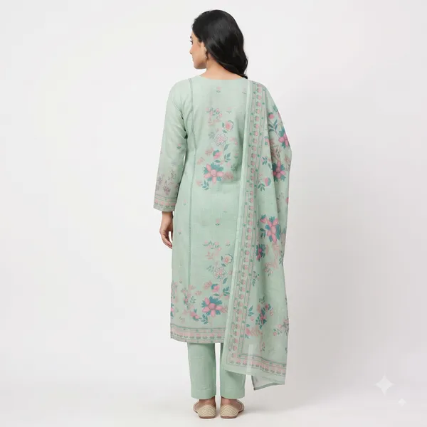 Casual_Suit_3_Piece_Khadi_Cotton_With_Printed_Work