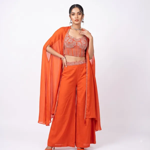 Indo_Dress_3_Piece_Chiffon_Silk_With_Stone_Work