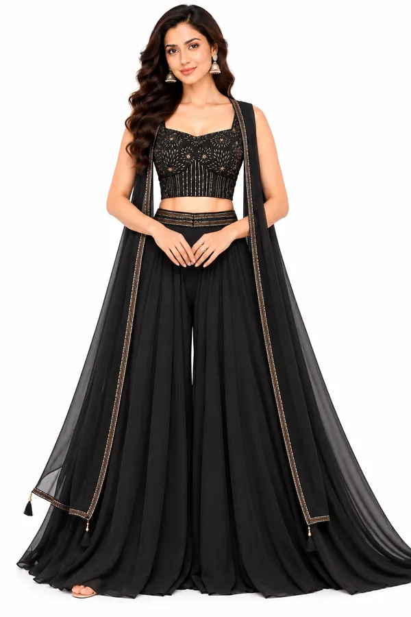 Indo_Dress_3_Piece_Chiffon_Silk_With_Stone_Work