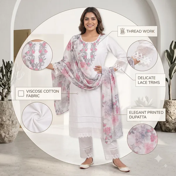Casual_Suit_3_Piece_Viscose_Cotton_With_Thread_Work