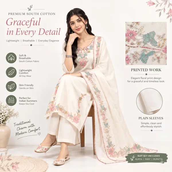 Casual_Suit_3_Piece_Viscose_Silk_With_Thread_Work