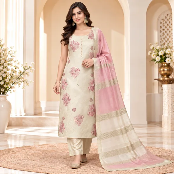 Traditional_Long_Suit_3_Piece_Normal_Silk_With_Thread_Work