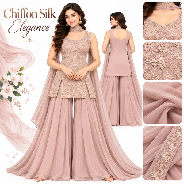 Indo_Dress_3_Piece_Chiffon_Silk_With_Stone_Work