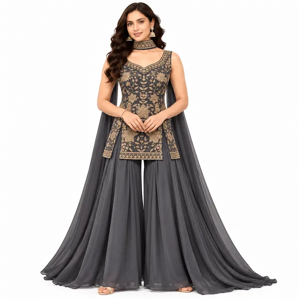 Indo_Dress_3_Piece_Soft_Silk_With_Stone_Work