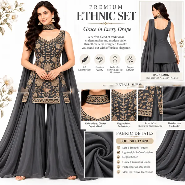 Indo_Dress_3_Piece_Soft_Silk_With_Stone_Work