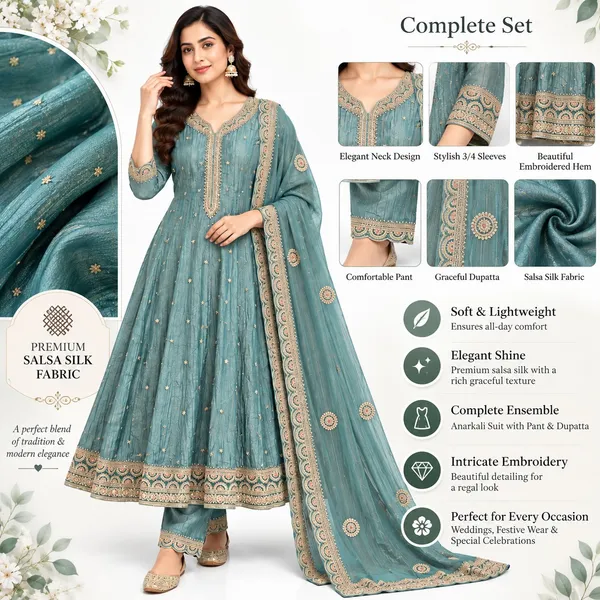 Anarkali_Suit_3_Piece_Salsa_Silk_With_Stone_Work