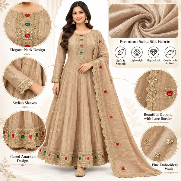 Anarkali_Suit_3_Piece_Salsa_Silk_With_Stone_Work