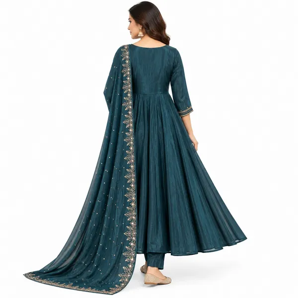 Anarkali_Suit_3_Piece_Soft_Silk_With_Thread_Work