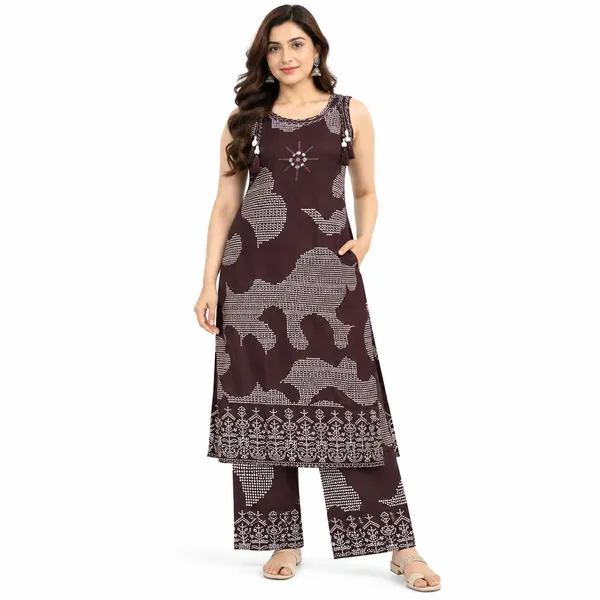 Long_Co-Ord_Set_2_Piece_Rayon_With_Printed_Work