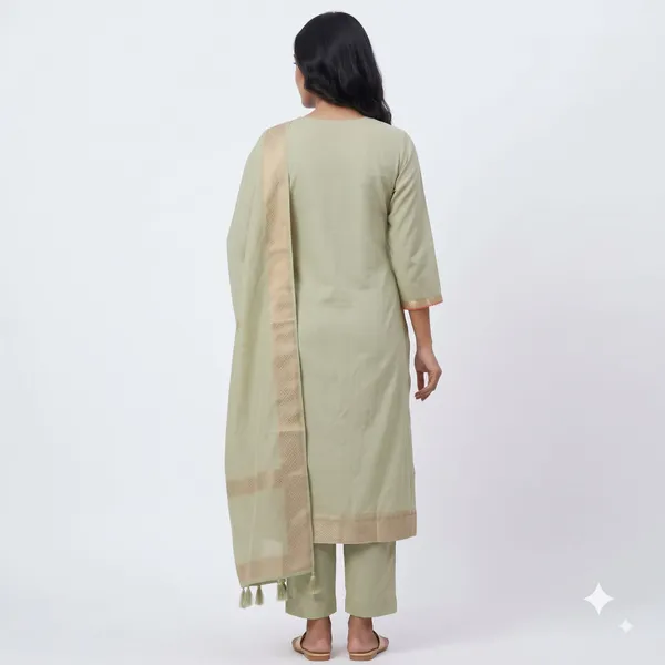Casual_Suit_3_Piece_Chinon_Silk_With_Zari_Work