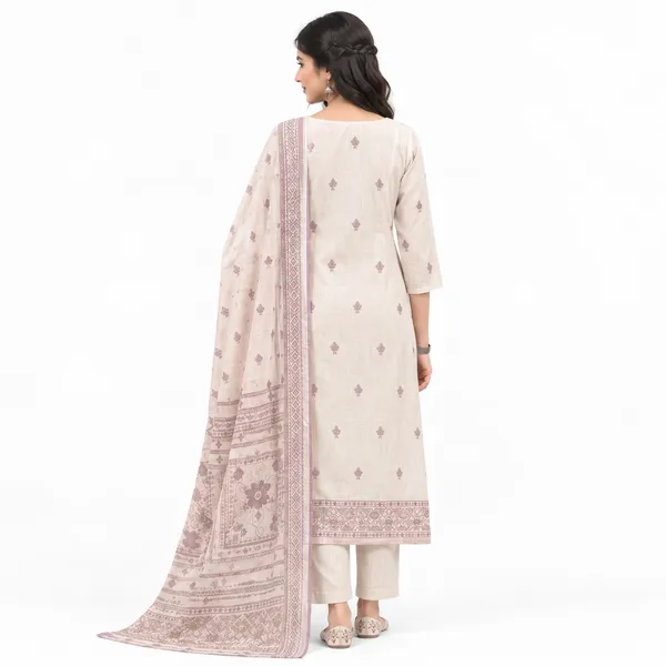 Casual_Suit_3_Piece_South_Cotton_With_Printed_Work