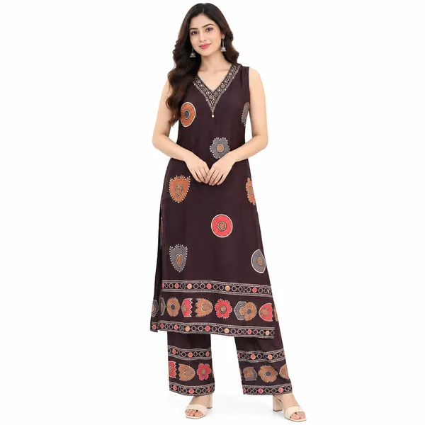 Long_Co-Ord_Set_2_Piece_Croyon_With_Printed_Work
