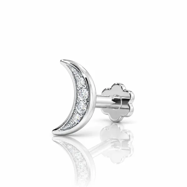 Silver_Crescent_Moon_Stud_Earrings_For_Men