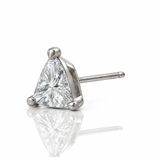 Silver_Tone_Triangular_Stud_Earring_For_Men