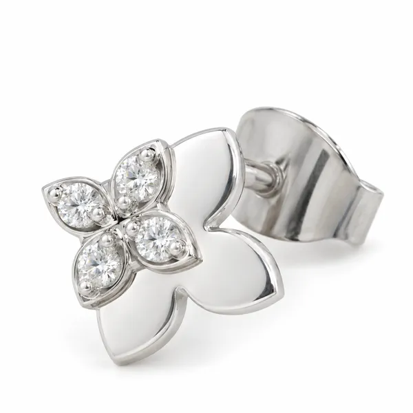 Silver_Tone_Floral_Stud_Earrings_For_Women