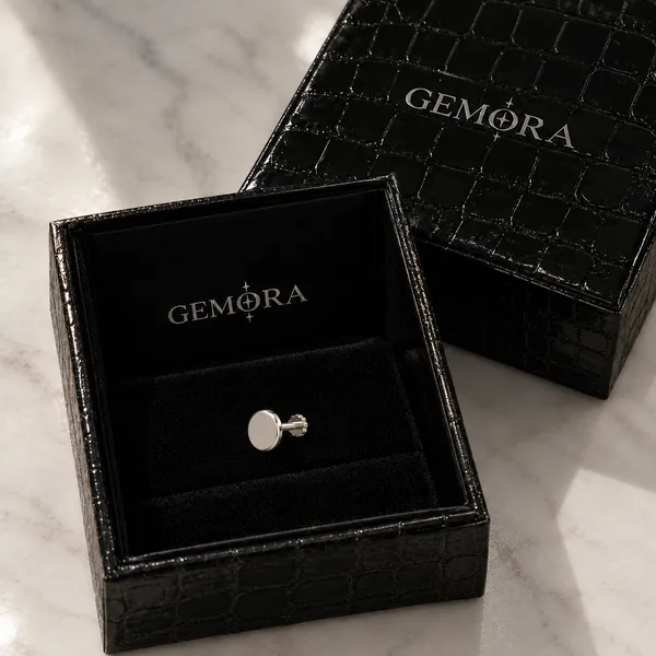 Plain_Round_Stud_Earring_For_Unisex