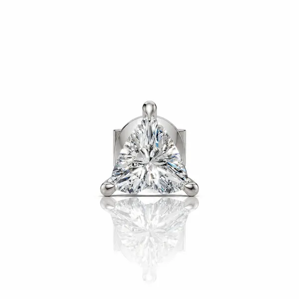 Silver_Tone_Triangular_Stud_Earring_For_Men