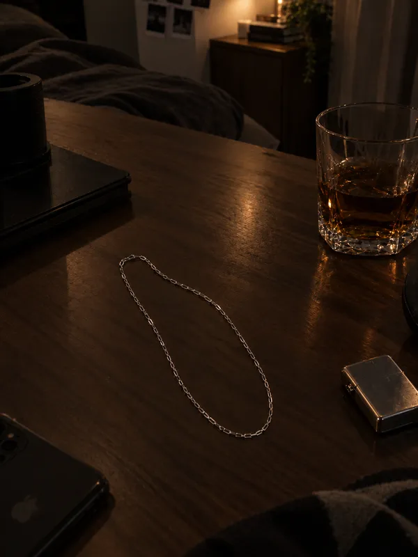 Silver_Tone_Link_Chain_Necklace_For_Men