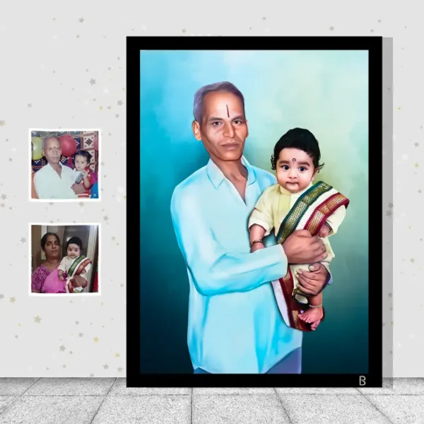 Madhesiacraft_Digital_Merge_Portrait_Painting_6_Persons