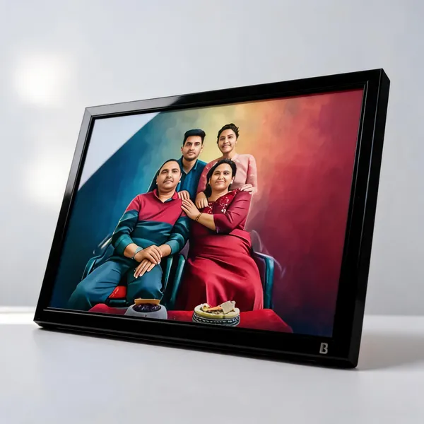 Madhesiacraft_Digital_Painting_Framed_4_Persons_Standard