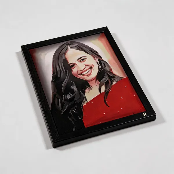 Madhesiacraft_Handmade_Acrylic_Canvas_Portrait_1_Person_Express