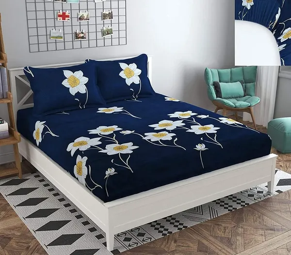 Tript_Home_decor-Double_BedFitted-bedsheet