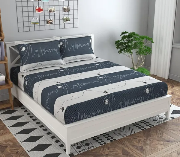 Tript_Home_decor-Double_BedFitted-bedsheet