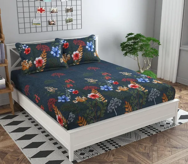 Tript_Home_decor-Double_BedFitted-bedsheet
