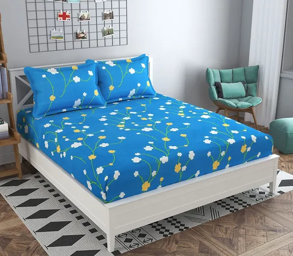Tript_Home_decor-Double_BedFitted-bedsheet