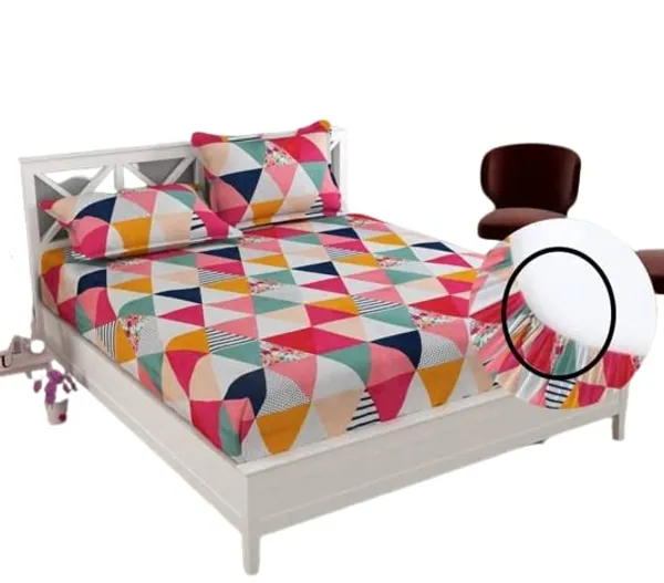 Tript_Home_decor-Double_BedFitted-bedsheet
