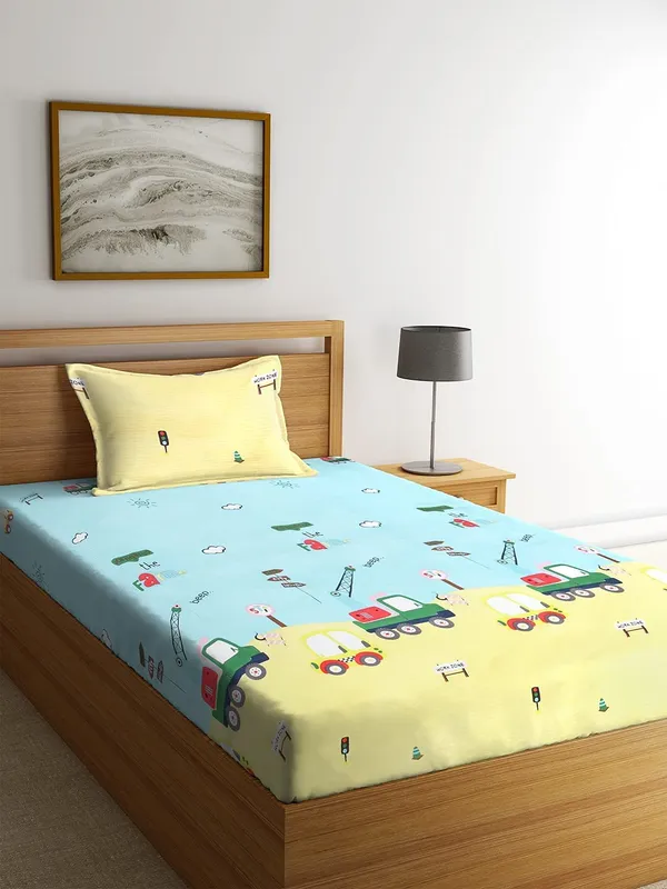 Tript_Home_decor-Single_BedFitted-bedsheet