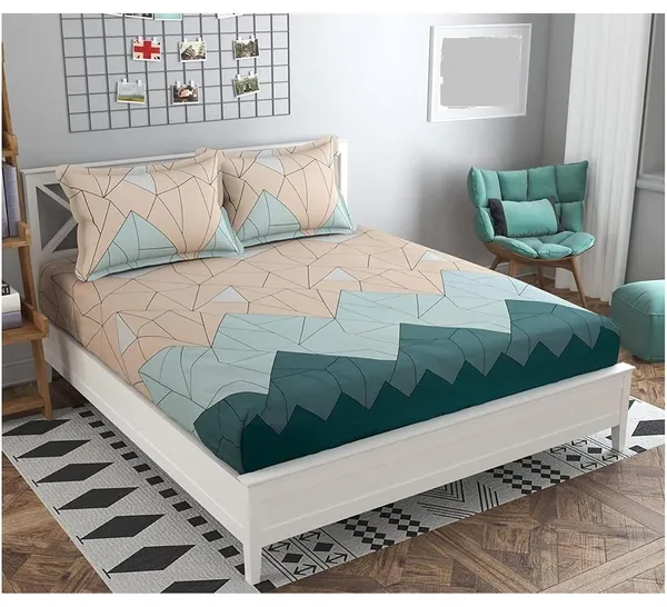 Tript_Home_decor-Double_BedFitted-bedsheet