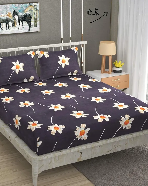 Tript_Home_decor-Double_BedFitted-bedsheet