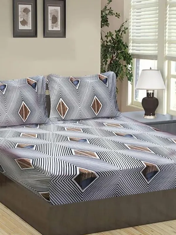 Tript_Home_decor-Double_BedFitted-bedsheet