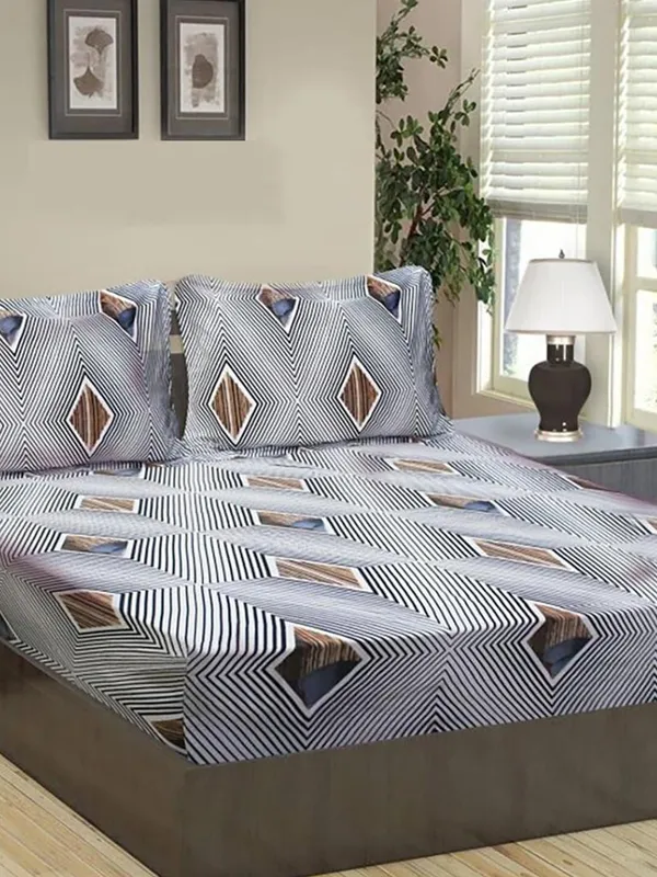 Tript_Home_decor-Double_BedFitted-bedsheet