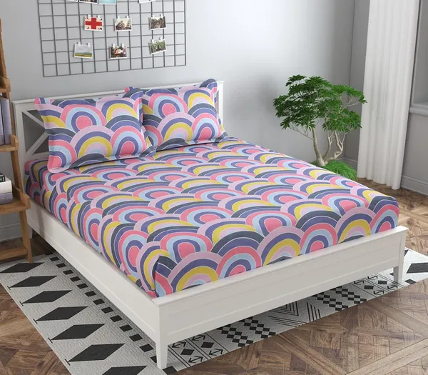 Tript_Home_decor-Double_BedFitted-bedsheet