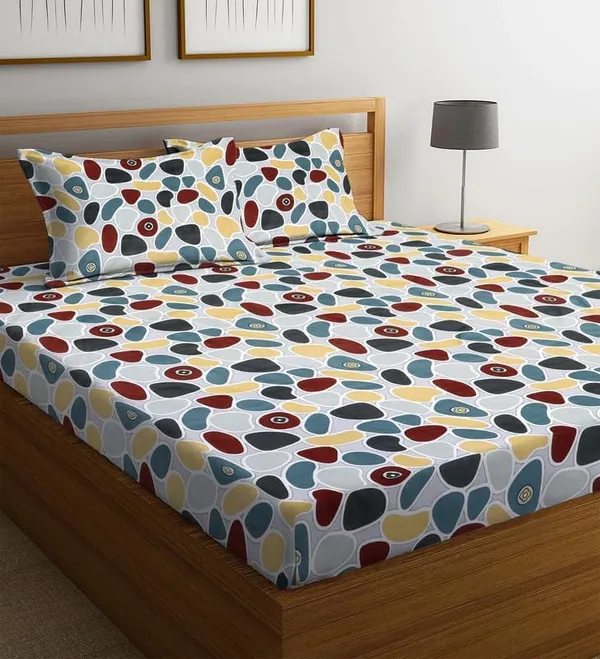 Tript_Home_decor-Double_BedFitted-bedsheet