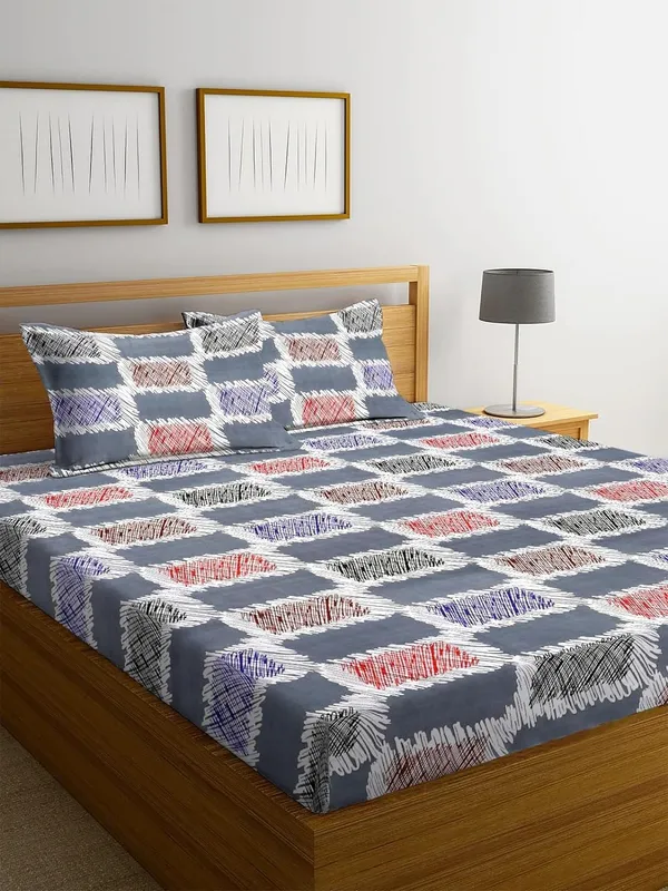 Tript_Home_decor-Double_BedFitted-bedsheet