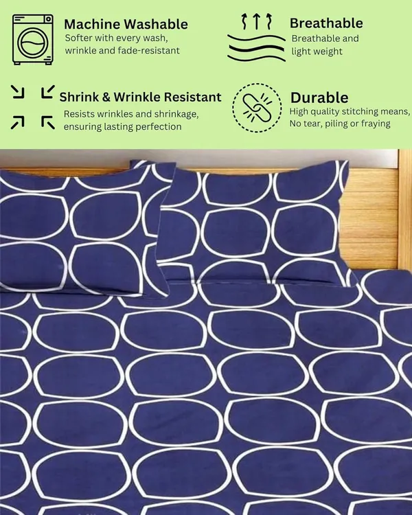 Tript_Home_decor-Double_BedFitted-bedsheet