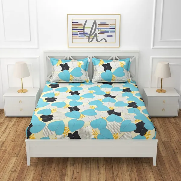 Tript_Home_decor-Double_BedFitted-bedsheet