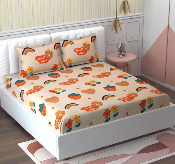 Tript_Home_decor-Double_BedFitted-bedsheet