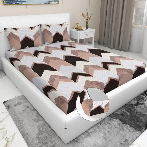 Tript_Home_decor-Double_BedFitted-bedsheet