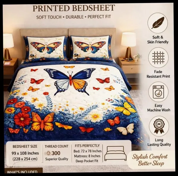Tript_Home_decor-King_SizeFlat-bedsheet